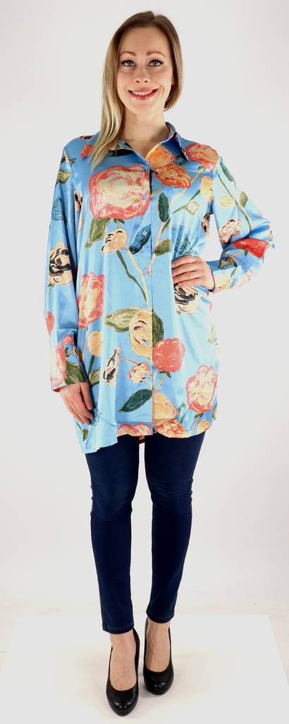 Vero Moda Skjorta Klänning Renee blå/renee - Skjortor och blusar för damer - 132749 - 1