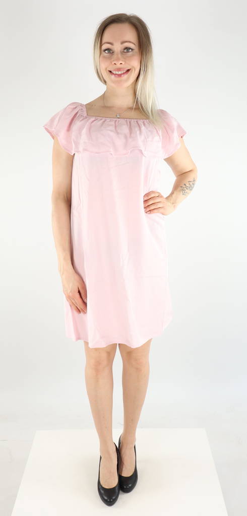 Vero Moda Dress Mia flounce, parfait pink - Klänningar och tunikor - 130989 - 1