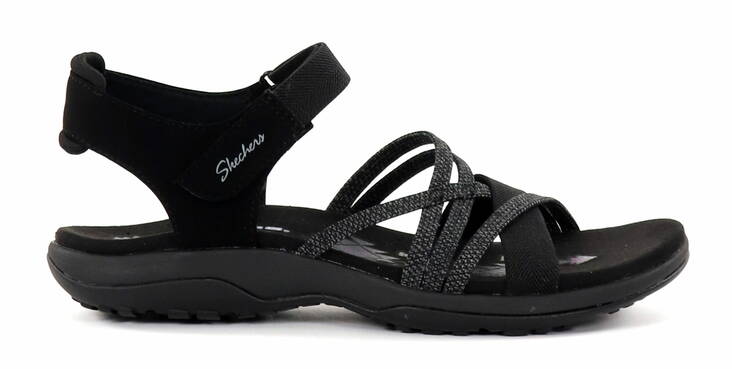 Skechers damsandaler 163193/BLK REGGAE SLIM - MEADOW GRAZER svart - Skechers sandaler - 136289 - 1