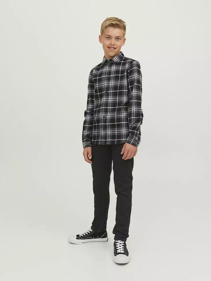 Jack&Jones Junior pojkar Slim fit jeans Glenn MF072 svart - Jeans för herrar - 136329 - 1