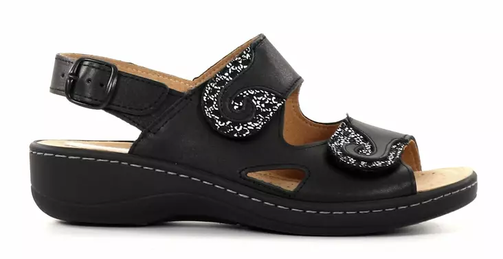 Hickersberger örtsandaler för damer 7106 9101 svart - Arbetsskor för damer - 136469 - 1