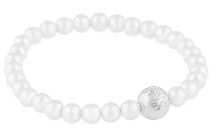 Snö of Sweden Armband Sophie silver/vit - Armband - 140259 - 1