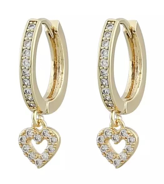 Snö of Sweden örhängen Valentina guld/klar - Örhängen - 140269 - 1