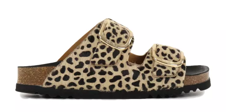 Scholl Mules Noelle Leopard - Slip-ins för damer - 140589 - 1