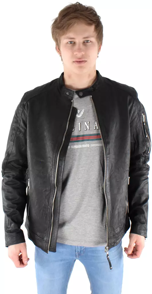 Jack&Jones Läderjacka Richard Clean - Jackor och parkas för herrar - 122979 - 1