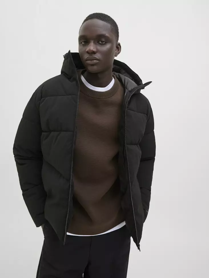 Jack&Jones Vinterjacka Global puffer svart - Jackor och parkas för herrar - 139639 - 1