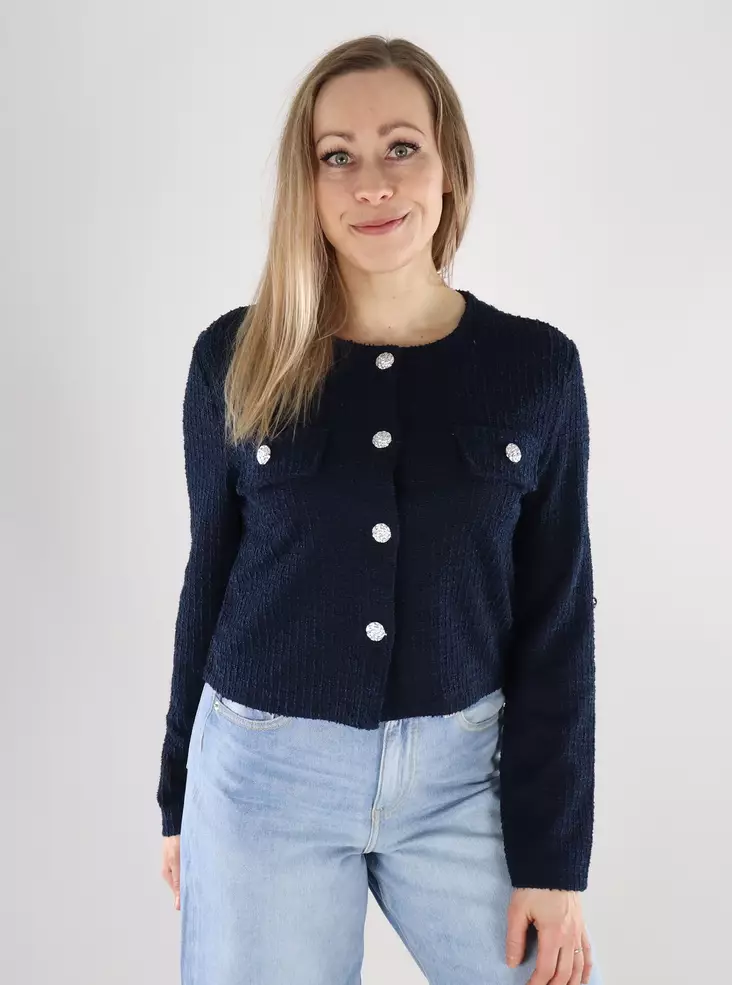 JDY kort bouclekavaj Boucle sky captain - Kavajer för damer - 140329 - 1