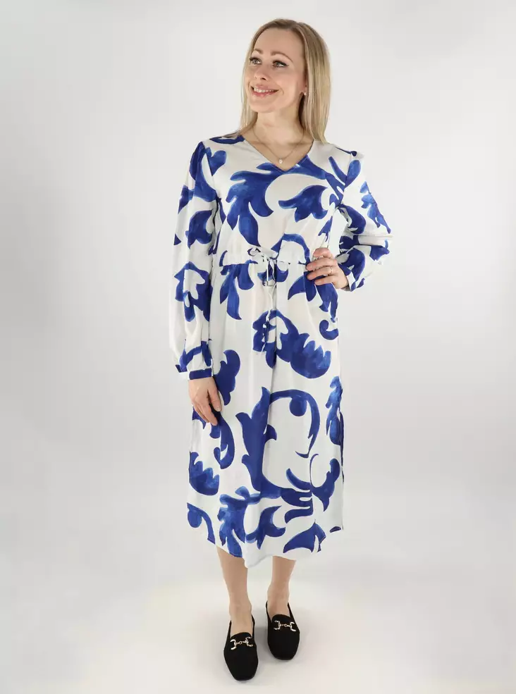 JDY midiklänning Life birch/blueart - Klänningar och tunikor - 137799 - 1