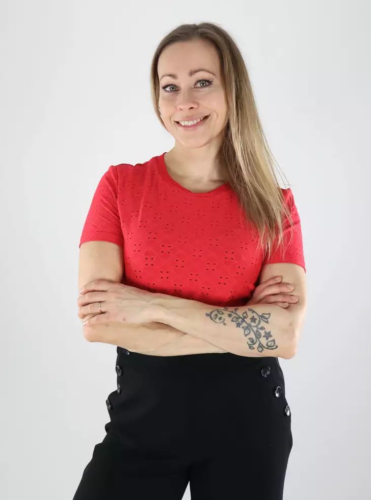 JDY Dam Stretch T-shirt Ski Patrol - T-shirts för damer - 140179 - 1