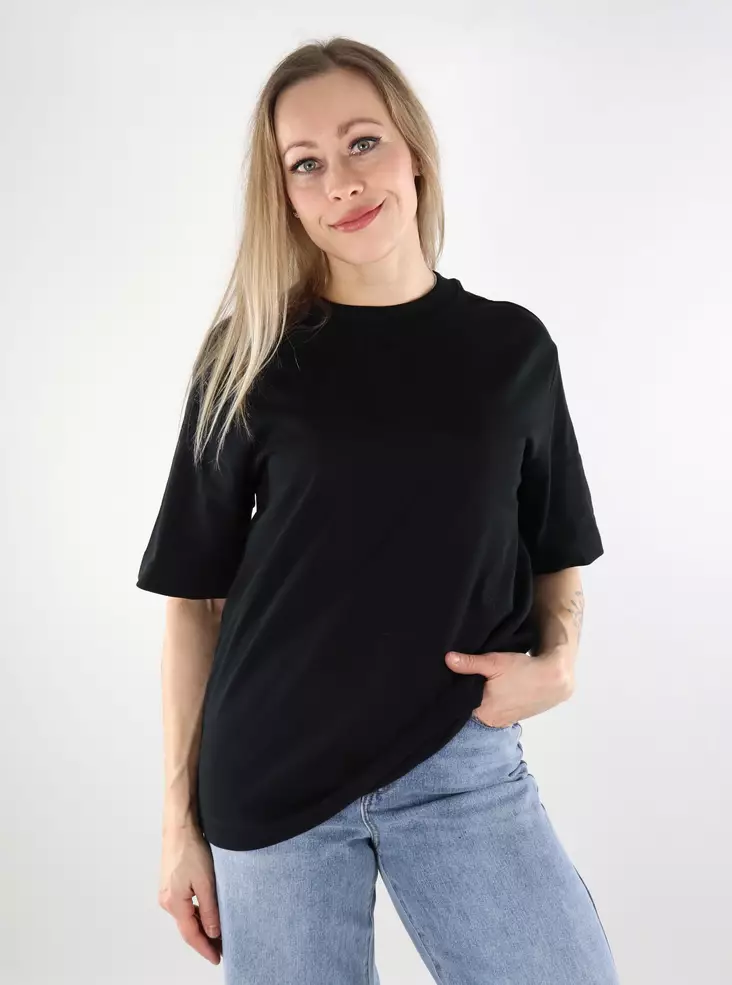 Only dam t-shirt Manhattan Oversize svart - T-shirts för damer - 137599 - 1