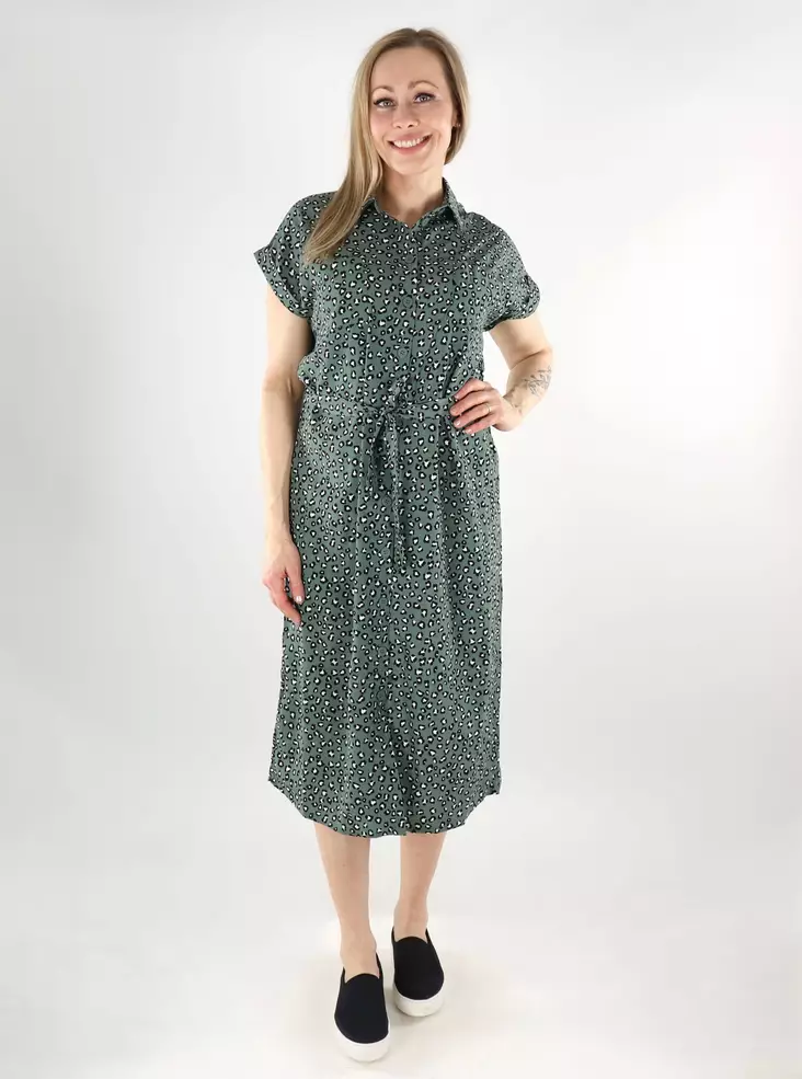 Only knäppt Klänning lagerkrans/djur - Klänningar och tunikor - 138119 - 1