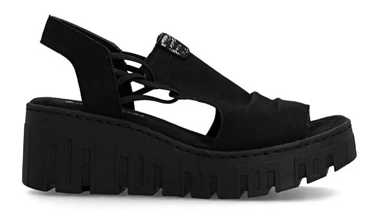 Rieker damkil sandaler 68075-00 svart - Rieker sandals - 140659 - 1