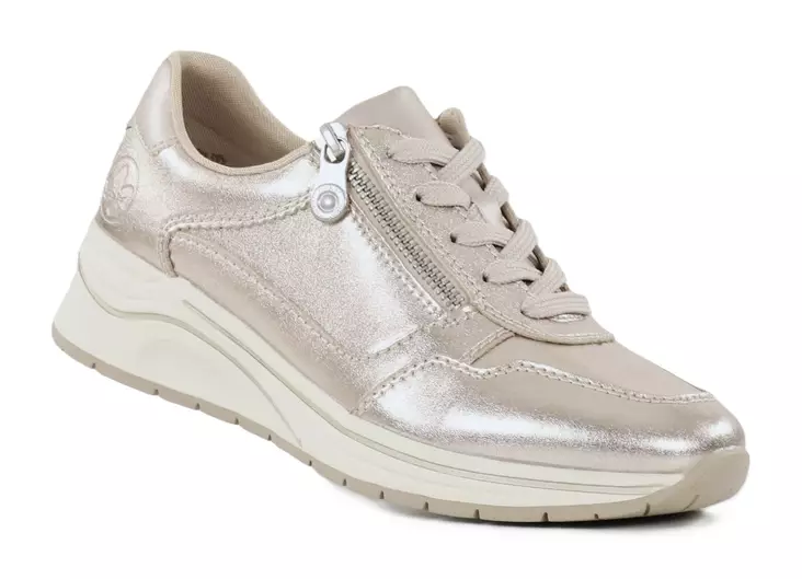 Rieker damkilskor N9501-90 metallic - Rieker sneakers - 140249 - 1
