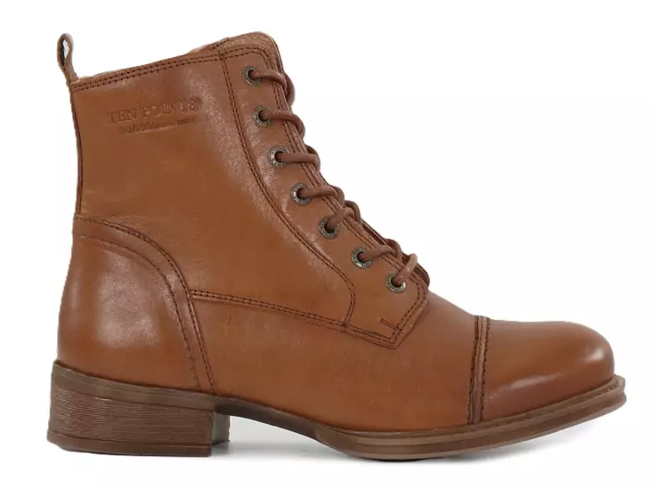 Ten Points ankelboots 60004 Pandora cognac - Stövletter och kängor för damer - 128989 - 4