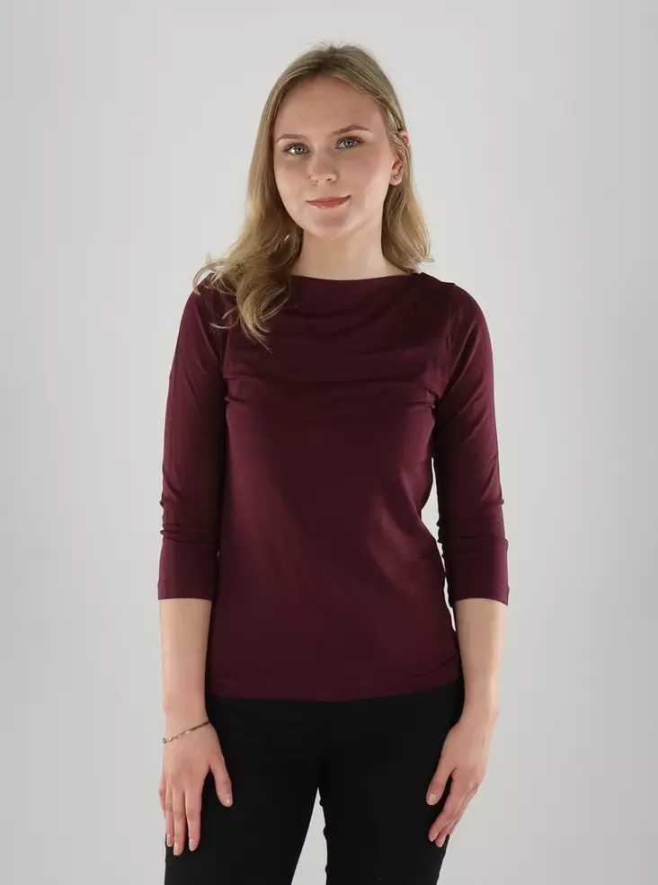 Vero Moda Skjorta VMPANDA MODAL winetasting - Långärmade tröjor för  damer - 133719 - 1